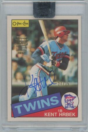 2017 O-Pee-Chee Kent Hrbek Auto