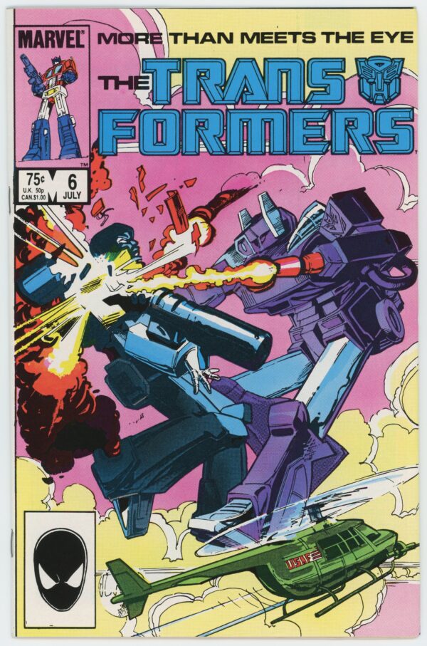1985 Marvel Comic Transformers-More Than Meets The Eye