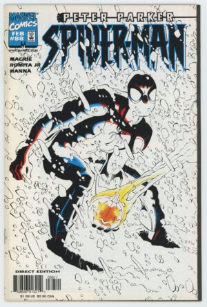 1998 Marvel Comics Peter Parker  Spiderman 88 Feb
