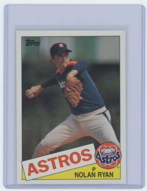 1985 Topps Jumbo Nolan Ryan Card