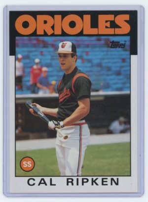 1986 Topps Jumbo Cal Ripken Card