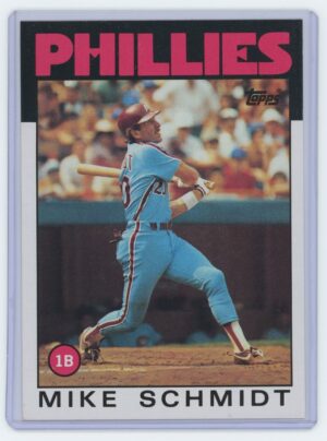 1986 Topps Jumbo Mike Schmidt
