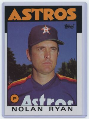1986 Topps Jumbo Nolan Ryan Card
