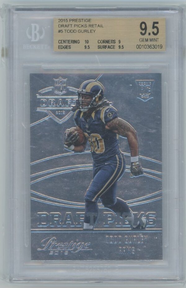 2015 Panini Prestige Todd Gurley Draft Picks Retail Rookie