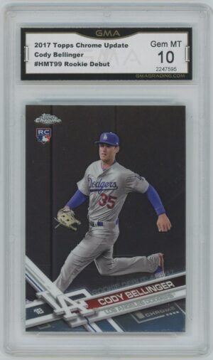 2017 Topps Chrome Cody Bellinger Update Rookie Debut