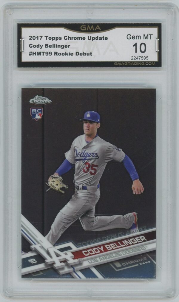 2017 Topps Chrome Cody Bellinger Update Rookie Debut