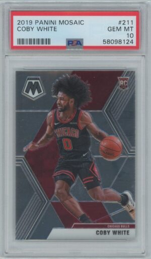 2019 Panini Mosaic Coby White Rookie