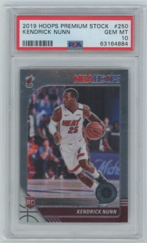 2019 Panini Hoops Kendrick Nunn Premium Stock Rookie