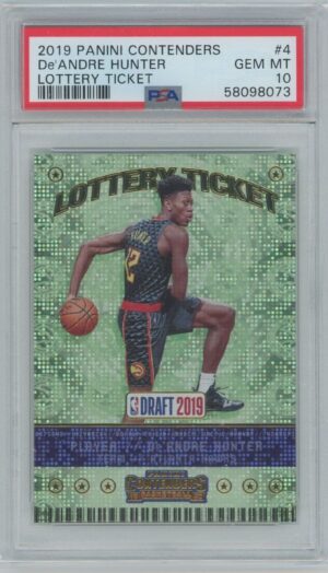2019 Panini Contenders DéAndre Hunter Lottery Ticket Rookie Draft Pick