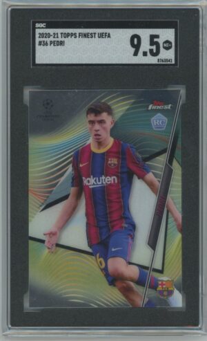 2020-21 Topps Finest Pedri UEFA Rookie