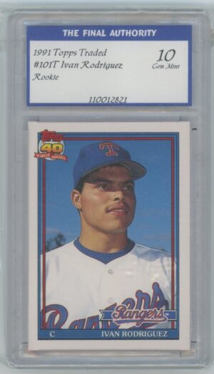 1991 Topps Traded #101T Ivan Rodriguez Rookie