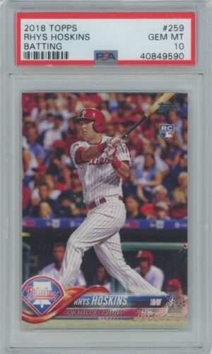 2018 Topps Rhys Hoskins Batting Rookie
