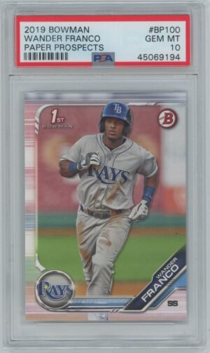 2019 Bowman Wander Franco Paper Prospects Rookie