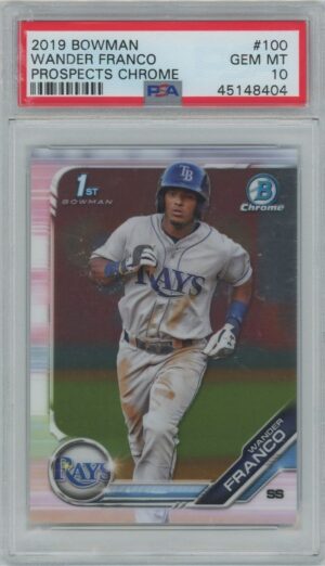 2019 Bowman Prospects Wander Franco Chrome