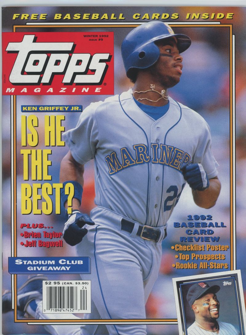 1992 Topps Ken Griffey, JR Newsstand Issue
