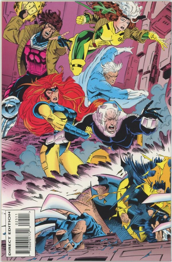 1993 Marvel 25-Oct X-Men Fatal Attractions Direct Edition Anniversary Issue - Image 2