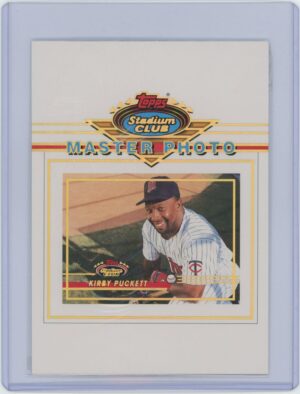 1993 Topps Stadium Club Kirby Puckett Master Photo