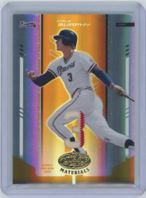 2004 Donruss Gold Mirror Dale Murphy Game Worn Jersey