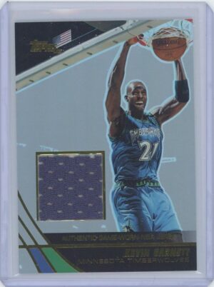 2004 Topps Kevin Garnett Game Worn NBA Jersey Patch