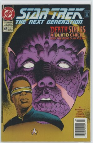 1993 DC Star Trek The Next Generation, Death Stalks a Blind Child-And the World He Rules!