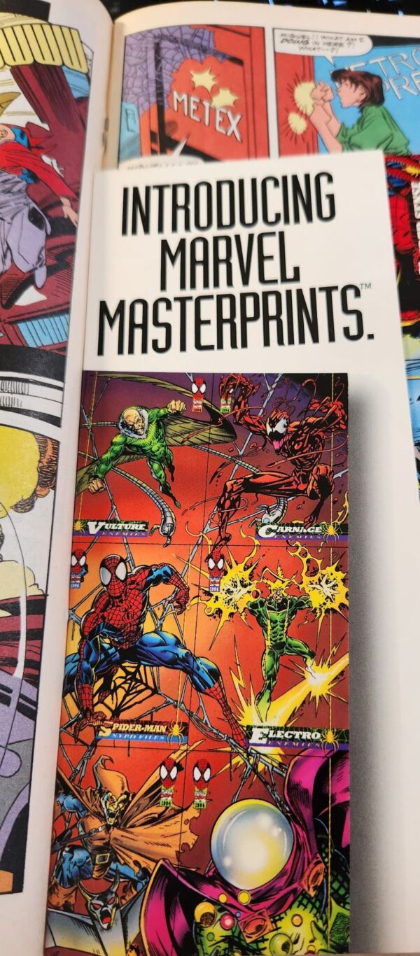 1994 Marvel The New Spiderman 2099, "Marvel Masterprints Insert" - Image 3