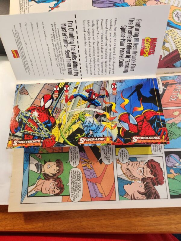 1994 Marvel The New Spiderman 2099, "Marvel Masterprints Insert" - Image 4