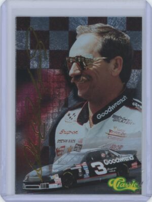 1995 Classic Finish Line Dale Earnhardt Insert