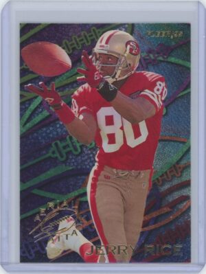 1995 Fleer Aerial Attack Insert Jerry Rice