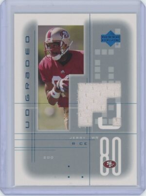 2001 Upper Deck "Graded" Jerry Rice Game Worn Patch