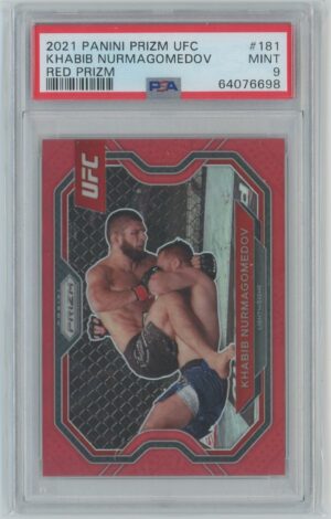 2021 Panini Red Prizm Khabib Nurmagomedov