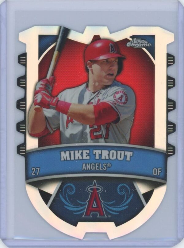 2014 Topps Chrome Connections Die Cut Mike Trout