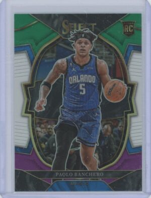 2022-23 Panini Select Paolo Banchero Rookie Green/White/Purple