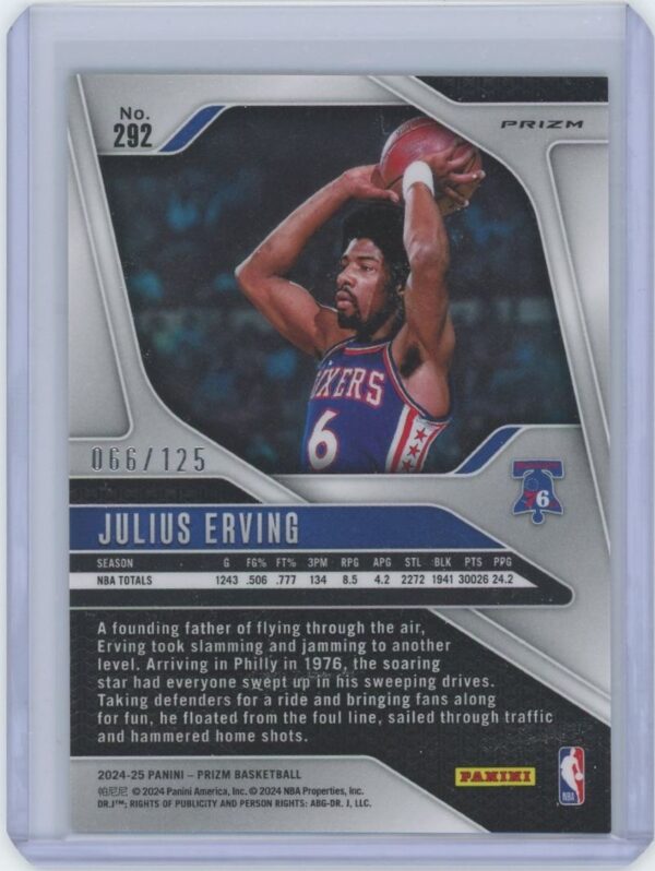 2024-25 Panini Prizm Legends Julius Erving - West Coast Cards & Comics
