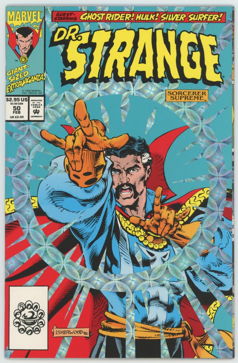 1993 Dr. Strange Sorcerer Supreme Vol. 1, #50 starring Ghost Rider, Hulk & Silver Surfer!